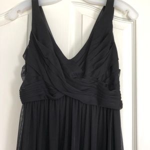 Black floor length dress